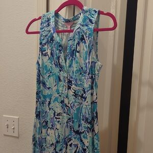 Lilly Pulitzer Blue and White Dress